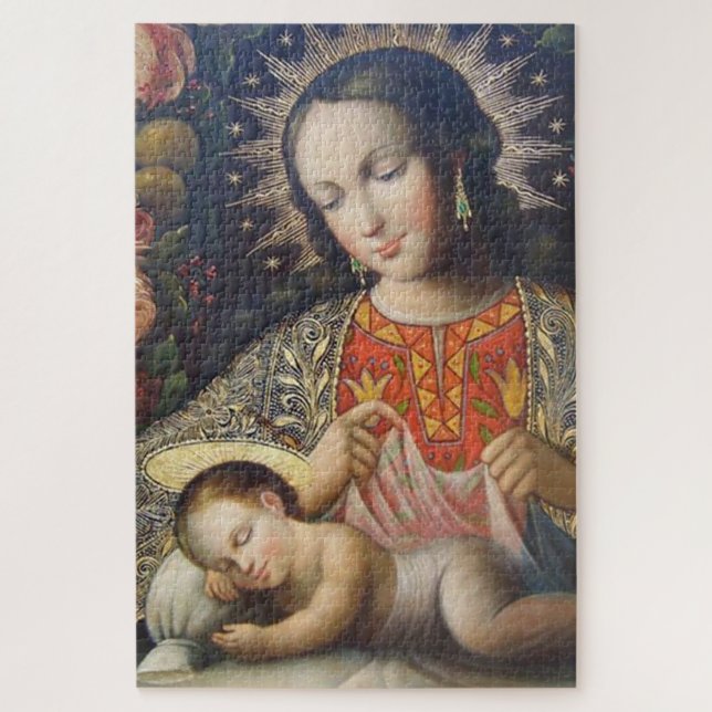 Puzzle Madona y Niño (Vertical)
