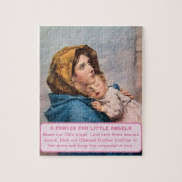 Puzzle Madonna con Christ Child Girl Keepsake