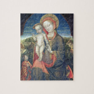Puzzle Madonna de la humildad adorado por Leonello d'Este