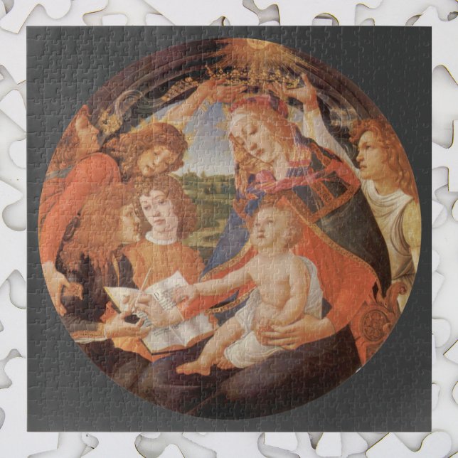 Puzzle Madonna del Magnificat de Sandro Botticelli (Subido por el creador)