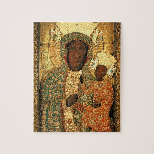 Puzzle Madonna negra y niño Nuestra Señora de Czestochowa (Vertical)