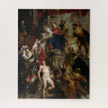 Madonna, rodeada por los santos