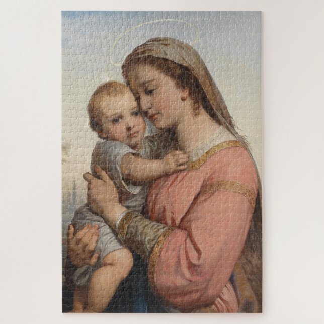 Puzzle Madonna y el niño (Vertical)