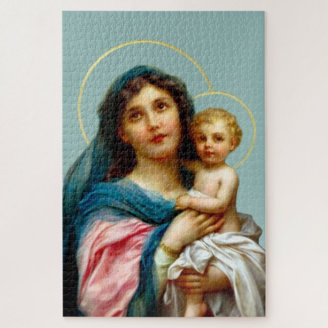 Puzzle Madonna y el niño (Vertical)
