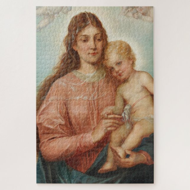 Puzzle Madonna y el niño (Vertical)