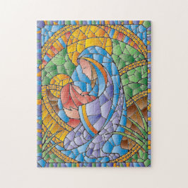 Puzzle Madonna y Jesús