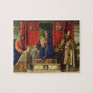 Puzzle Madonna y niño (Altarpiece de Barbarigo) 1488