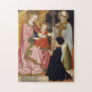 Puzzle Madonna y niño con el donante