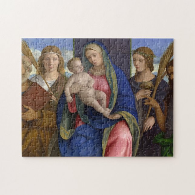 Puzzle Madonna y niño con los santos (Horizontal)