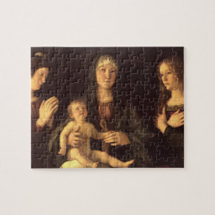 Puzzle Madonna y niño con St Mary Magdalena y St.