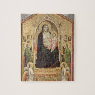 Puzzle Madonna y niño Enthroned, c.1300-03 (PRE-restor