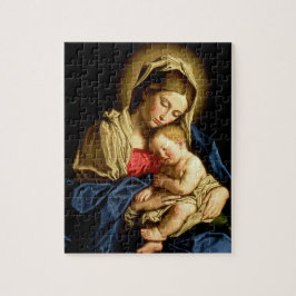 Puzzle Madonna y niño Jesús - Sassoferrato