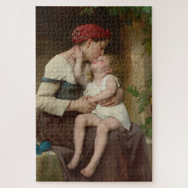 Puzzle Madre amorosa con su hijo adorable (Perrault) (Vertical)