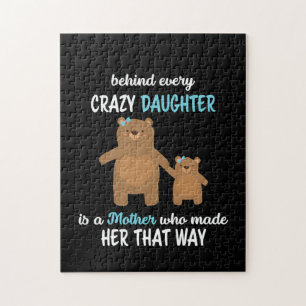Puzzle Madre Detrás De Cada Hija Descabellada Es Madre