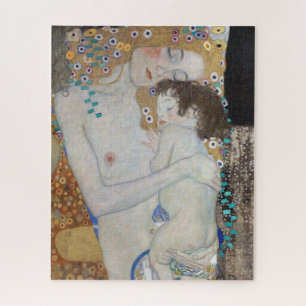 Puzzle Madre e hijo por Gustav Klimt