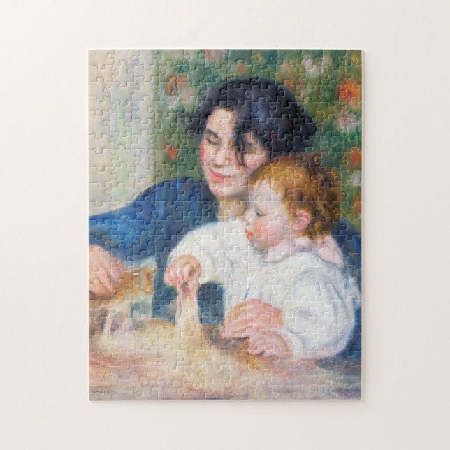 Puzzle Madre e hijo, Renoir (Vertical)