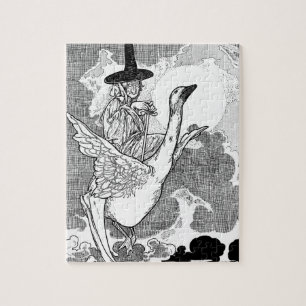 Puzzle Madre Gansa Victoriana Antigua de Charles Robinson