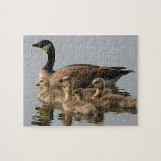 Puzzle Madre Goose y sus gallos