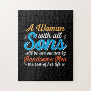 Puzzle Madre Regale Una Mujer Con Todo Hijo