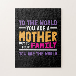 Puzzle Madre Regalo Al Mundo Que Eres Madre
