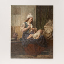 Madre sosteniendo a su hijo (por Rudolf Jordan)