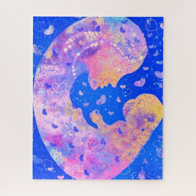 Puzzle Madre y bebé - Amor (Vertical)