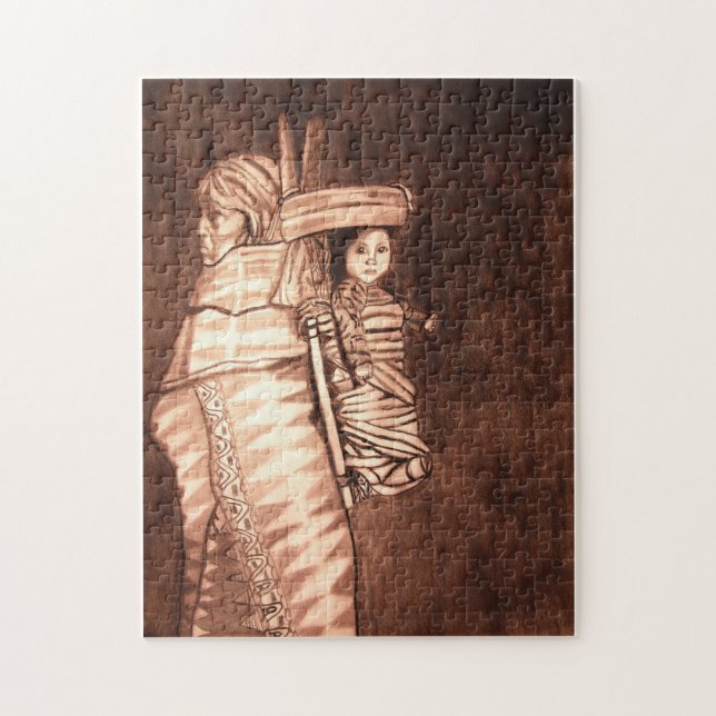 PUZZLE MADRE Y PAPOCA ESTADOUNIDENSE NATIVA (Vertical)