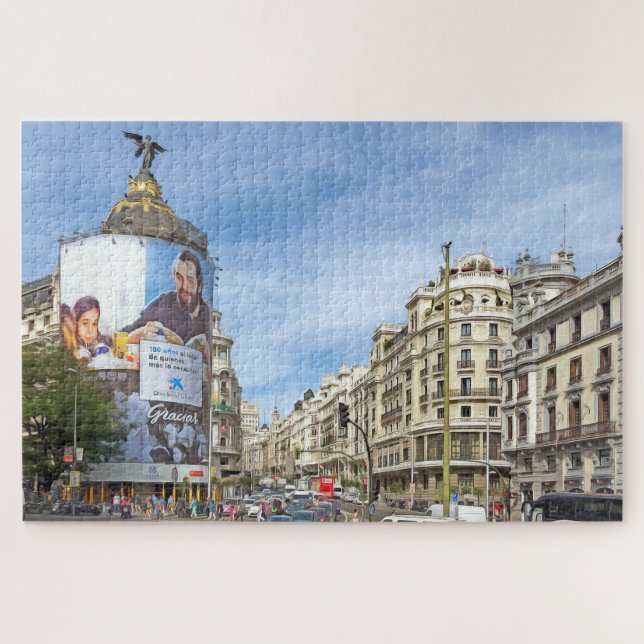 Puzzle Madrid. #1. (Horizontal)