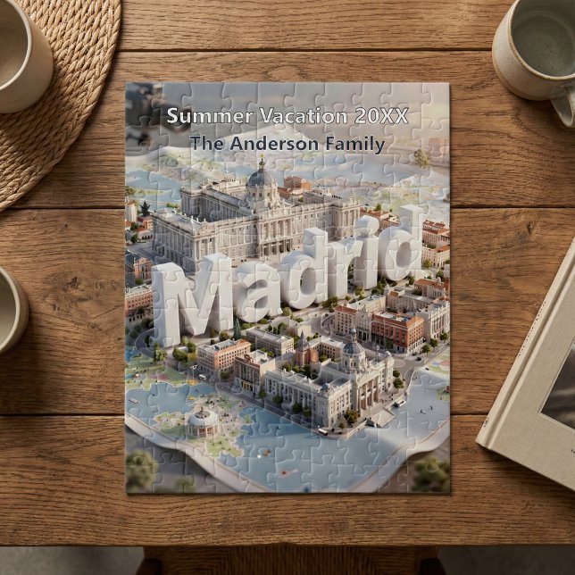 Puzzle Madrid Spain Royal Palace Cityscape Family Holiday (Subido por el creador)