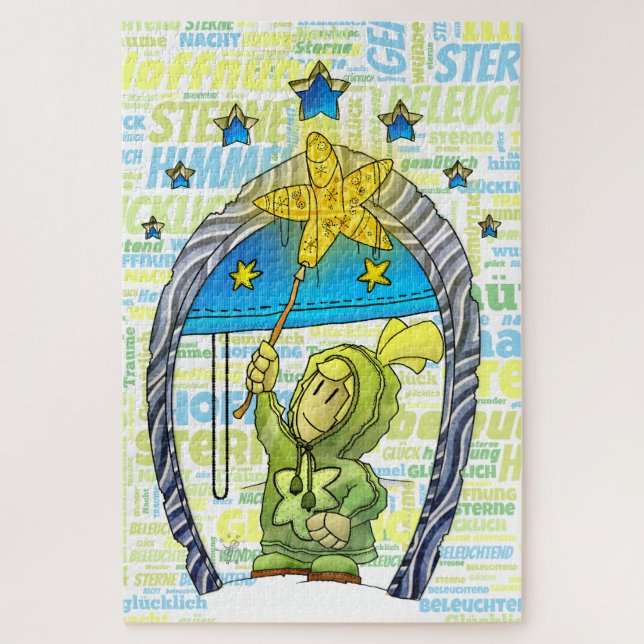 Puzzle Mael - Glückliche Stern /  (Vertical)