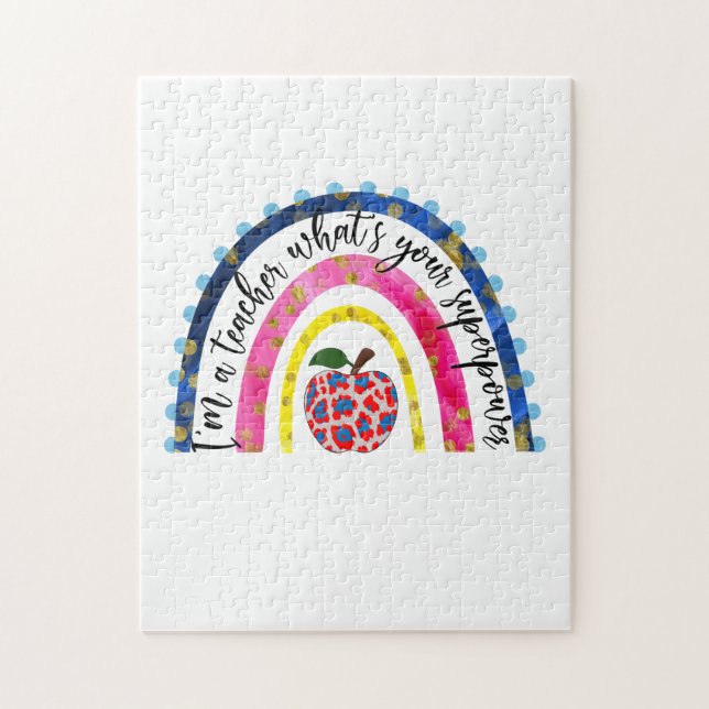 Puzzle Maestra Arte Orgullosa De Que Soy Profesora (Vertical)