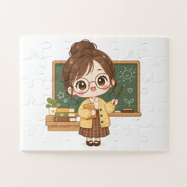 Puzzle Maestra de clase dulce (Horizontal)