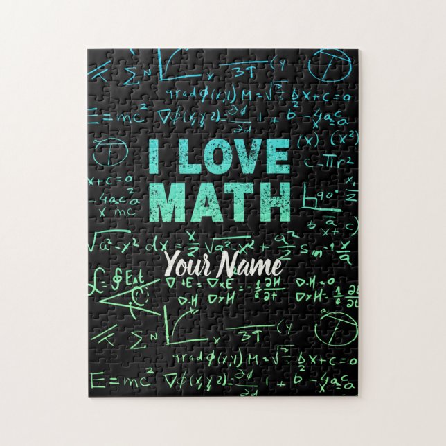 Puzzle Maestra O Profesora De Matemáticas Y Estudiante (Vertical)