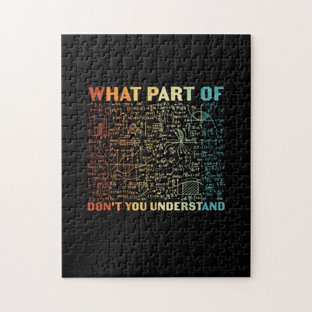 Puzzle Maestra ¿Qué Parte De La Matemática? (Vertical)