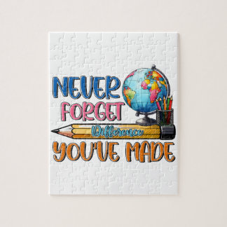 Puzzle Maestro Nunca Olvides La Diferencia Que Has Hecho