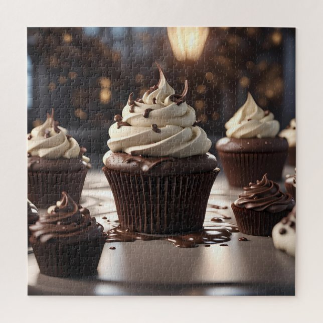 Puzzle Magdalenas de chocolate (Vertical)