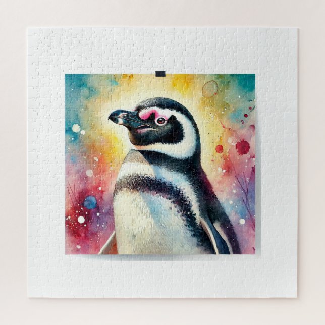 Puzzle Magellanic Penguin 190724AREF124 - Watercolor (Vertical)