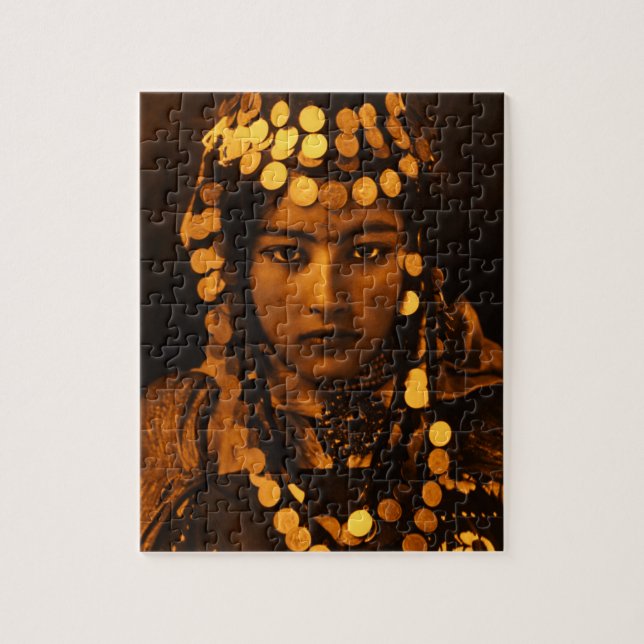 Puzzle Maghreb dorado mujer Chica bereber nail (Vertical)