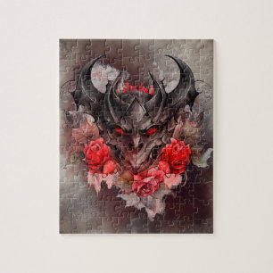 Puzzle Magia   Bestia Demonio Humeante con Ojos Rojos con