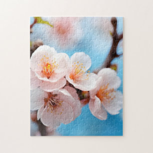 Puzzle Magia de Flor de Cerezo Rosa