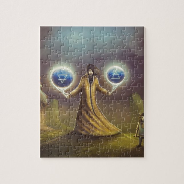 Puzzle magia de la fantasía del mago (Vertical)