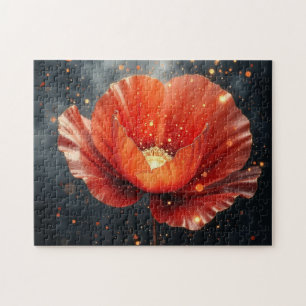 Puzzle magia de la flor de amapola