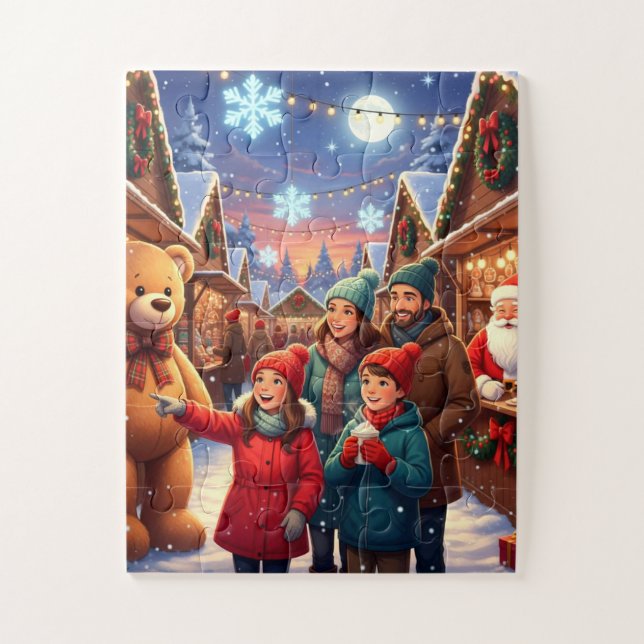 Puzzle Magia del Mercado de Navidad (Vertical)