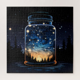 Puzzle Magia en un Jar - Estrellas forestales