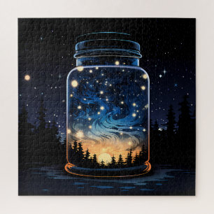 Puzzle Magia en un Jar - Estrellas forestales