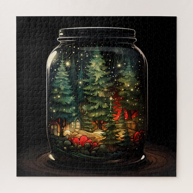Puzzle Magia en un Jar - Navidades de Deep Woods (Vertical)