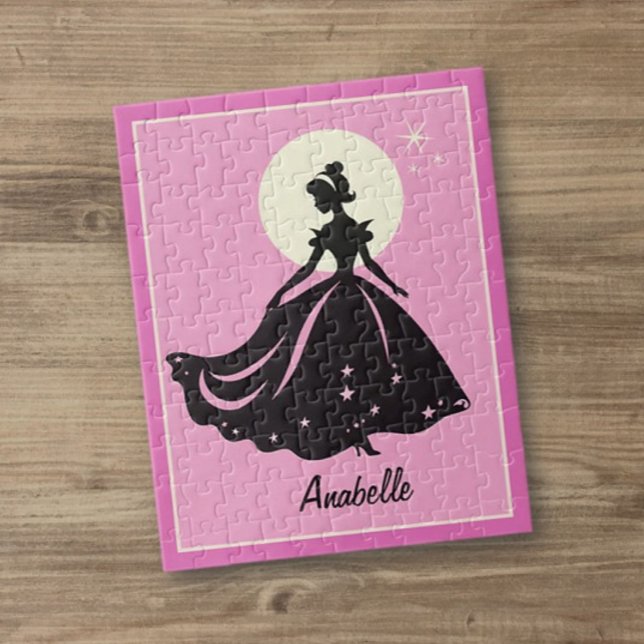 Puzzle Magia Princesa Sillouette Personalizada (Subido por el creador)