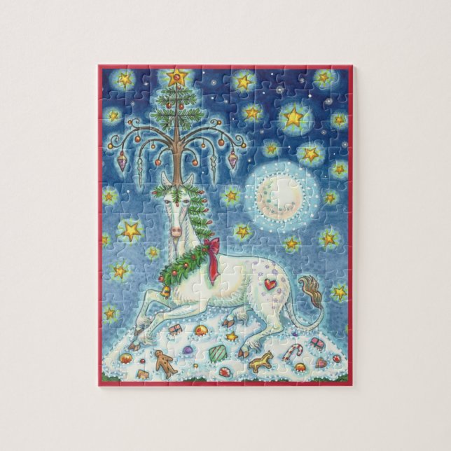 PUZZLE MAGIC NAVIDADES UNICORN, FANTASÍA DE VACACIONES PU (Vertical)