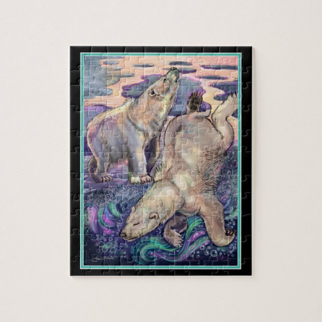 Puzzle Mágica del oso polar (Vertical)