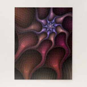 Puzzle Magical Growth Modern Abstract Colorful Fractal